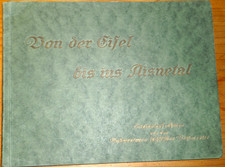 Von der Eifel bis ins Aisnetal ,sächsisches I.-R. 102 Bildband  Aufnahmen 1917