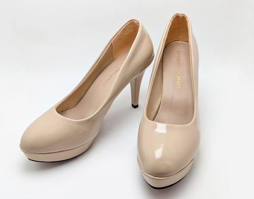 Nude high heels - high,