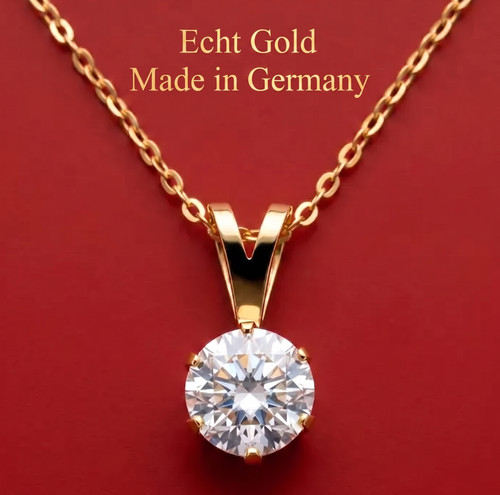 Anhänger mit goldkette echt - anhänger,