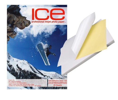 Ice 130 glossy coated - 25, g/m²