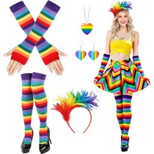 Regenbogenkostüm Damen