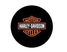 KLEINER HARLEY DAVIDSON AUFKLEBER STICKER AUTOAUFKLEBER RUND 9,5c SCHWARZ HANDY