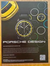 Porsche Design Custom BuiltTimepieces Original 2021 Watch Advert Werbung Reklame