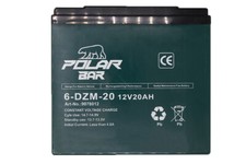 Polar Bär AGM Batterie 12V 20Ah 6-DZM-20 wartungsfrei für E-Quad ATV Scooter