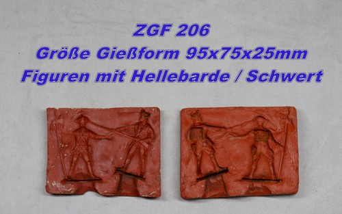 Zinngießform figuren mit - zinngießform,