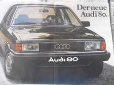 Audi 80 GLS, Prospekt 1978, Automobilia