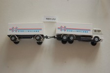 Wiking 1/87 Hanomag Henschel Koffer Hängerzug Eier aus Holland Weisse Kofferdach