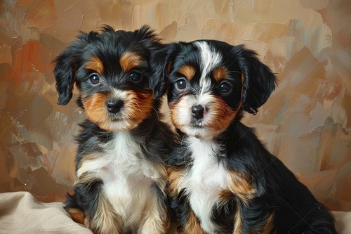 Niedliche welpen hunde - niedliche,