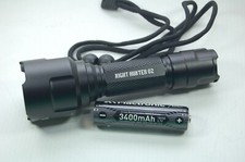 Mactronic Night Hunter 02 LED Taschenlampe 915 Lumen Fokus Akku Ladegerät Jagd