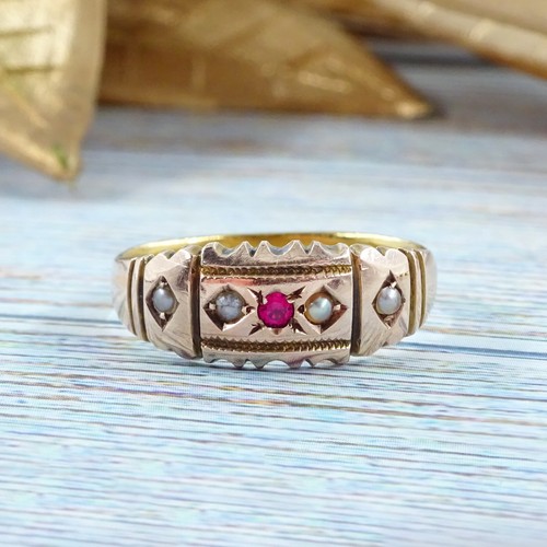 Antiker zigeunerring gold rot - antiker,