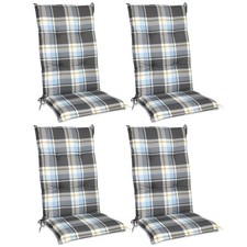 4x Auflage Polster Hochlehner