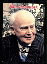 Willy Schneider Autogrammkarte Original  Signiert # BC 226334