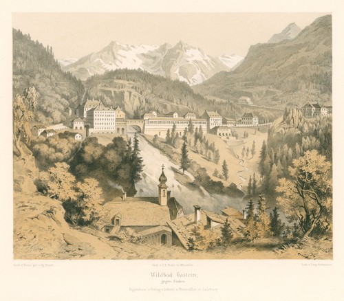 Bad gastein gegen süden - gastein,