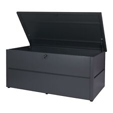 B-Ware Gartentruhe MCW-J56 Aufbewahrungsbox Wasserdicht Edelstahl 692l anthrazit