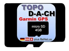 Garmin DACH BeNeLux Topo Deutschland Österreich Schweiz Karte Navi micro SD 