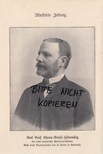Bilddokument 1903, Karl Graf Khuen-Belasi-Héderváry, ungar. Ministerpräsident