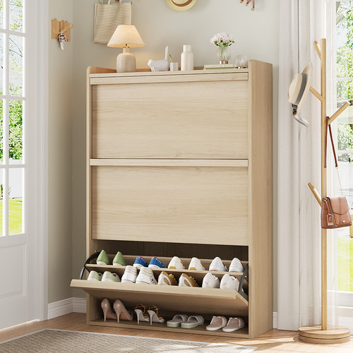 Schuhschrank mit klappfächern - schuhschrank,