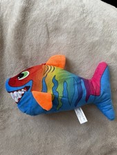 Neu K-Toys Regenbogen Hai Plüschtier Kuscheltier Stofftier Rainbow Shark