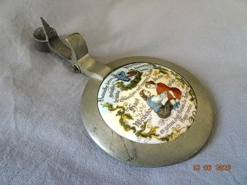 Bierkrug deckel porzellan - ,