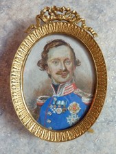 Miniatur Gemälde König Ludwig I von Bayern miniature