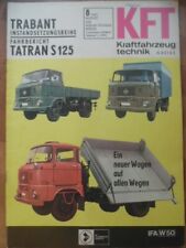 KFT KRAFTFAHRZEUGTECHNIK 8 - 1967 W 50 Tatran S 125 MAS-500 Ikarus 200 Hanomag A