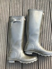 Hunter Gummistiefel Damen Gr. 39 Braun