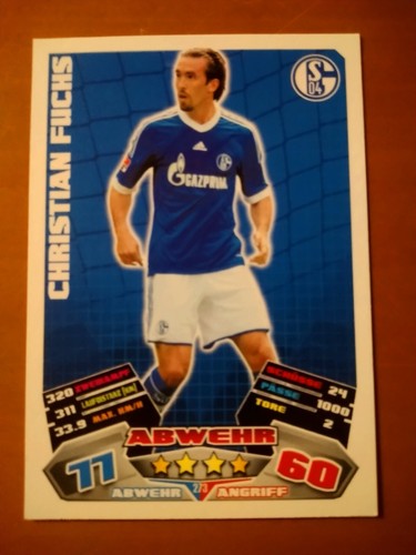 Christian fuchs match attax - christian, fuchs,