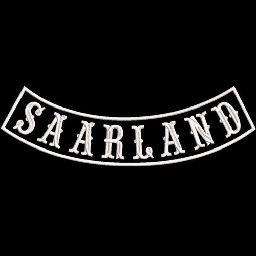Rücken aufnäher saarland - rücken,