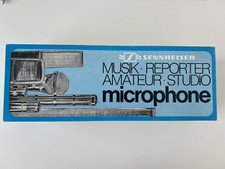 ungeprüft Sennheiser Richtmikrofon MD 412-K mit Tischständer u Anleitung