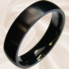 schwarze Eheringe Hochzeitsringe Partnerringe Verlobungsringe  6 mm mit Gravur