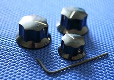 . Fender Squier 70s RI Classic  Jazz Bass  GUITAR KNOBS , Volumen Tone , Black