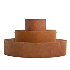 Pflanzpyramide Hochbeet Pflanzring Kräuterspirale Edelrost Rost Ø 40/80/120 cm