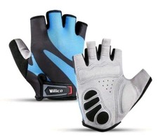 Halb-Finger Outdoor Mountainbike Handschuhe. Für Damen Und Herren Gr.L