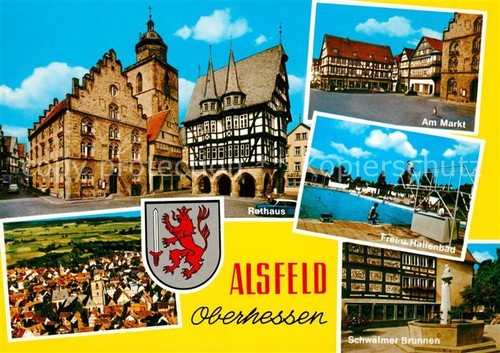 Alsfeld markt rathaus - markt, freibad