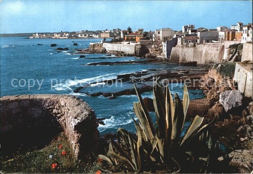 Sicilia kueste stadtansicht - kueste,