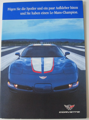 Prospekt corvette - corvette, c5