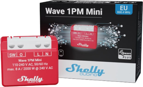 Shelly wave 1pm relais - wave, z-wave