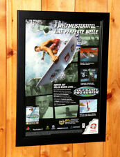 2002 Kelly Slater's Pro Surfer Small Poster / Ad Page Framed GameCube PS2 Xbox