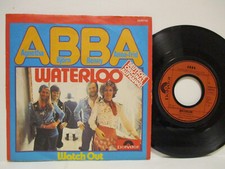 ABBA 7" : WATERLOO (Sung in German) / Watch Out = rare 1974 excellent