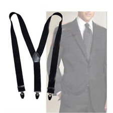 Elastische verstellbare Träger Herren Riemen Damen Schwarz Neu Unisex cj