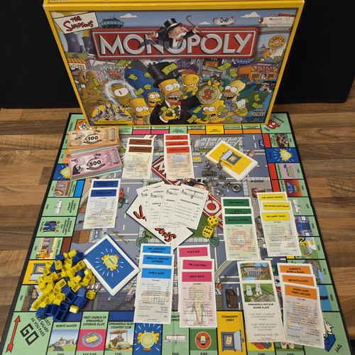 Simpsons monopoly brettspiel - simpsons,