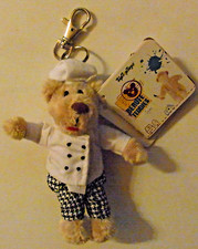 Schlüsselanhänger Teddy Koch Küchenchef Höhe ca. 13,5 cm Tip top tys