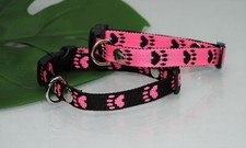 Halsband Pink Pfötchen 15mm