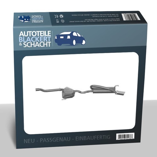 Auspuff endtopf für fiat - auspuff,