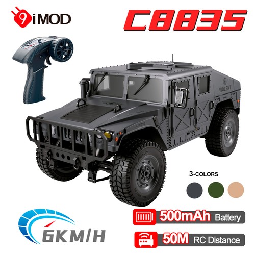 Jjrc c8835 jeep 4wd - 4wd, 6km/h