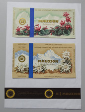 A003/ Altes Schokoladentafel Etikett Mauxion Schokolade