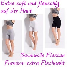 Damen Kurze Leggin Legging Radler Hose Baumwolle/Elastan Atmungsaktiv !