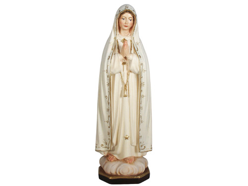 Holz figur madonna fatima - holz,