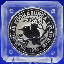 1oz Kookaburra 1990 - 2024 Silber 1 Dollar Australien Silbermünze 999/1000 Vogel