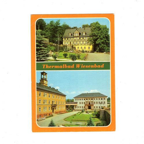 Ansichtskarte thermalbad - ansichtskarte,